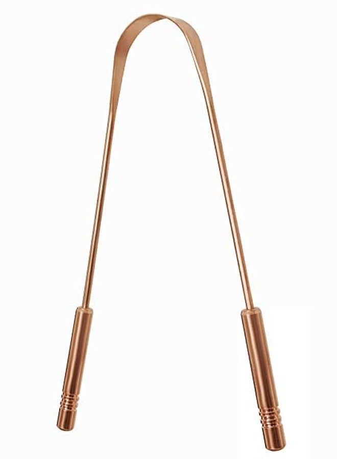 SVShoperzone Pure Copper Tongue Cleaner Anti bacterial Ayurveda Holy or Scraper Cleaner/Scapper Antimicrobial Ayurvedic, Antibacterial Hygiene scrapper Oral Tongue Scrapper for Men and Women (1) - Image 2
